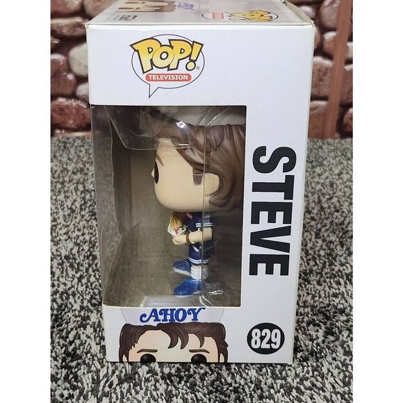 Funko POP Stranger Things Scoops Ahoy Steve Baskin Robbins Exclusive #829 - Picture 2 of 6